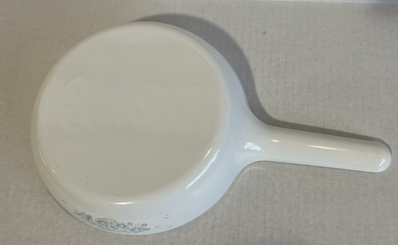 Corning Ware Country Cornflower Blue Ribbon Basket 7" Sauté Pan S 6 B