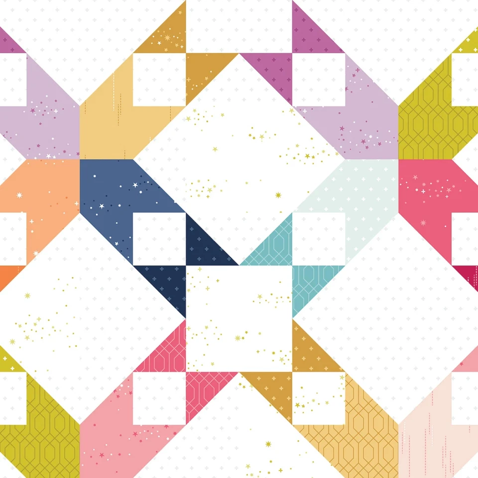 Essence Starlet Cheater Print, Riley Blake Fabric BTY, 43 inches Wide - Image 2 of 2