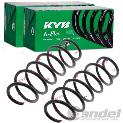 2X KYB K-FLEX FAHRWERKSFEDERN VORNE PASSEND FÜR PEUGEOT 207 207/207+