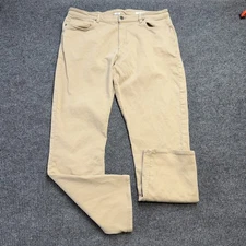 The Perfect Jean NYC Jeans Men 40x36 (38x33) Beige Denkhaki Athletic Fit Stretch