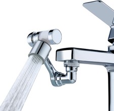 1080 Swivel Faucet Extender with Filter, Sink Water Faucet Aerator Extension in