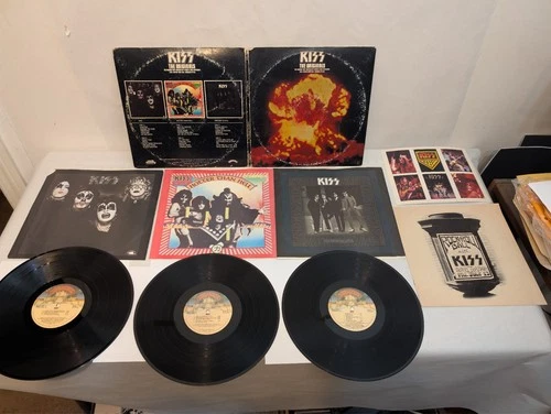 KISS THE ORIGINALS 3xLP Set 1976 Casablanca NBLP7032 w Inserts USA No Skips 12"