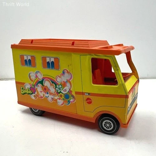 Vintage 1970s Mattel Barbie Country Camper Van RV Toy Vehicle FR-458