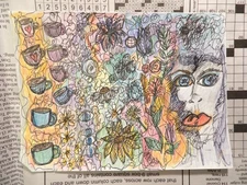 Signed OuTsIdEr ArT: Angela Johnson - Nashville, Tennessee - approx. 4.5X6"