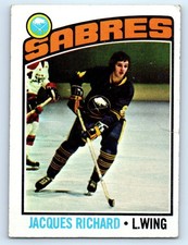 1976-77 Topps #8 Jacques Richard Buffalo Sabres