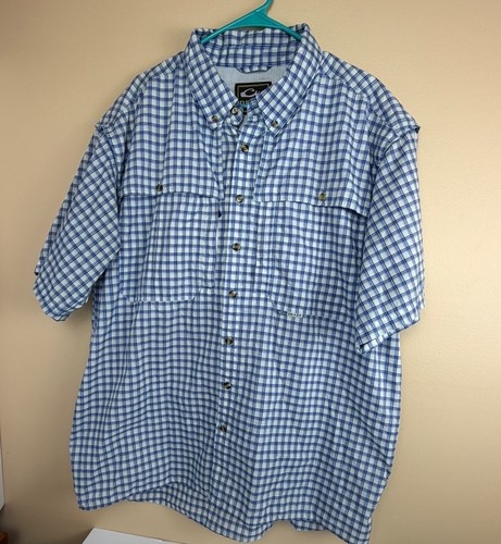 Drake clothing company men’s fishing button up