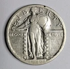 1920 S Standing Liberty Quarter Very Fine VF Almost XF Cleaned Key Date