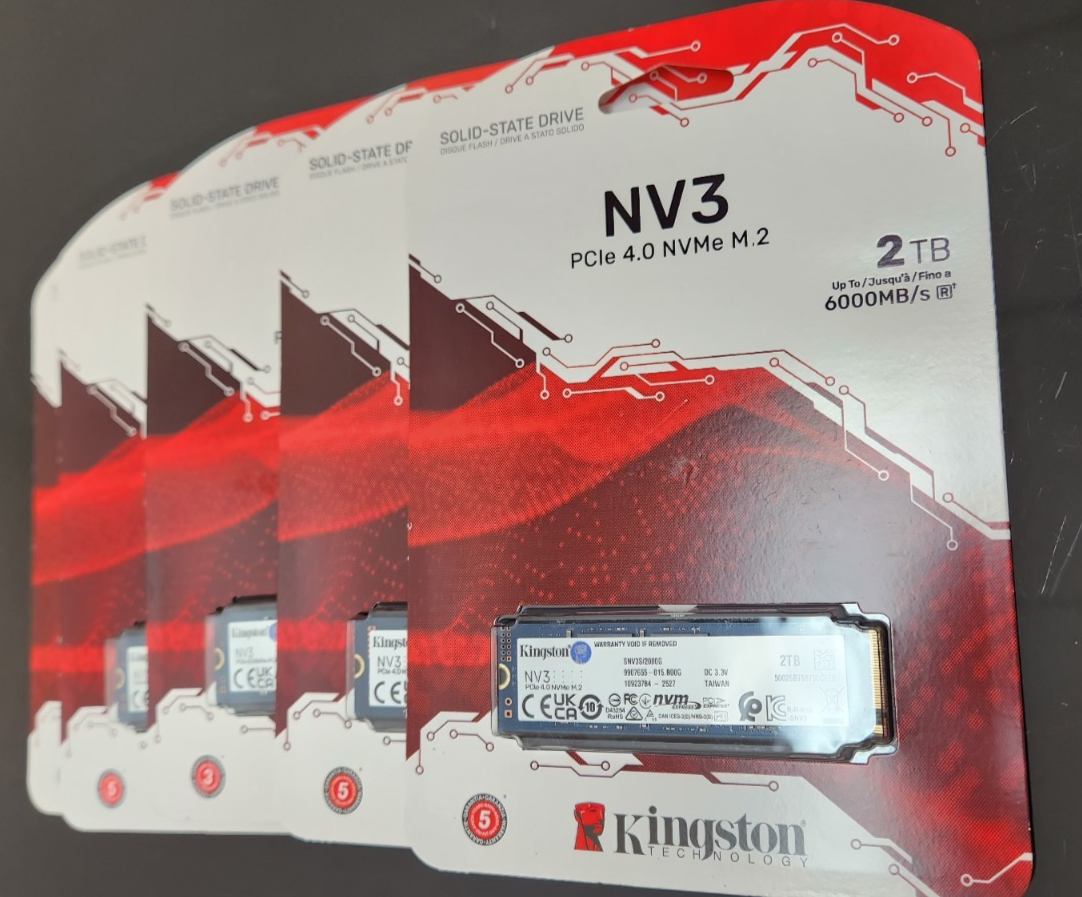 Kingston 2TB NV3 M.2 2280 PCIe 4.0 x4 NVMe Internal Solid State