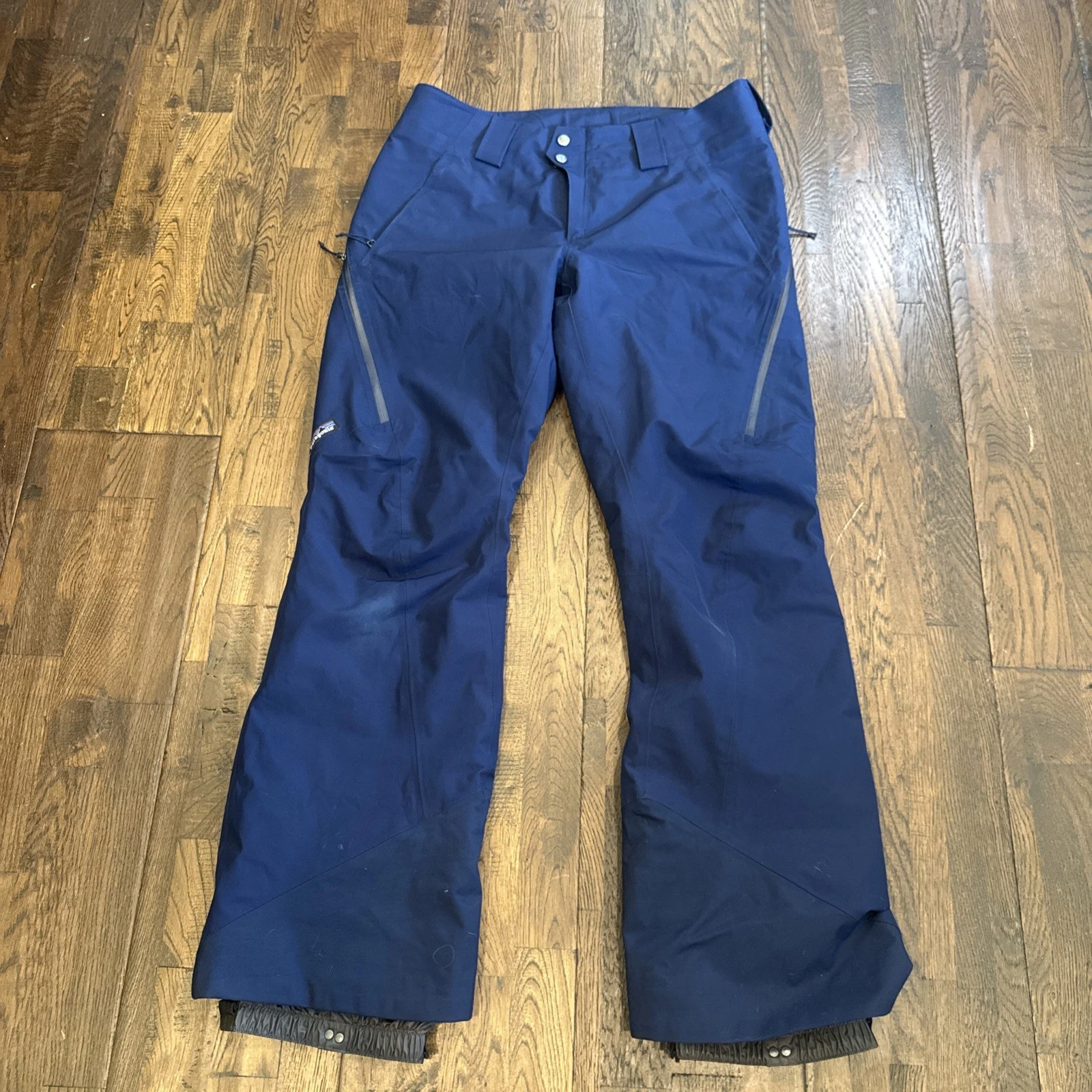 Patagonia Powder Bowl Pants – Men’s Medium – Gore‑Tex – Navy Blue - RECCO – EUC
