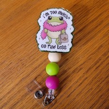 Badge Reel Too Much Frog