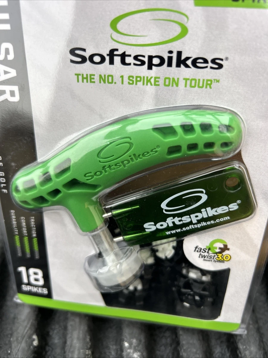 New Softspikes Ultimate Spike Kit PULSAR Black / Clear 18 Spikes Fast Twist 3.0