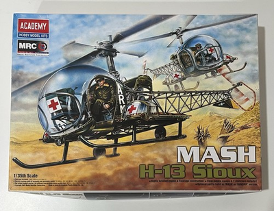 #ad Academy MRC M.A.S.H. 47D H 13 Sioux 1:35 Helicopter Model Kit Sealed Parts $49.98