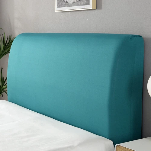 Stretch Bed Head Cover Pure Color Bed Head Slipcover Bedside Dust-proof Decor AU - Picture 12 of 25