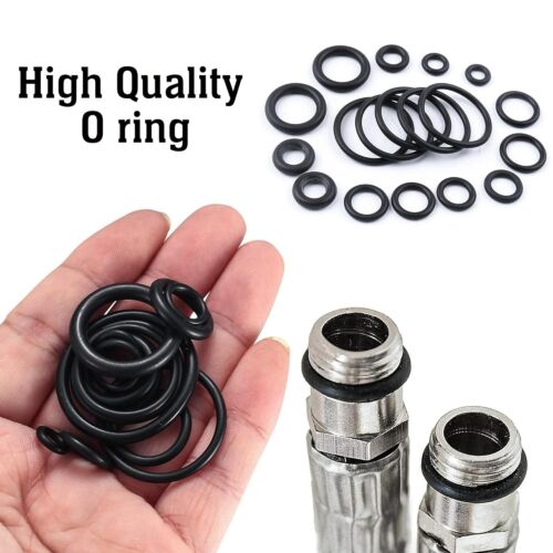 50pcs O Ring Assorted Set Black Rubber Seals Tap Sink Washers Plumbing Air Gas - Picture 7 of 10