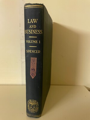 1178. Law und Business Volume I - Spencer