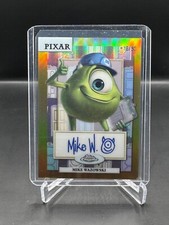 2024 TOPPS CHROME DISNEY!  MIKE WAZOWSKI!  AUTO!  GOLD REFRACTOR!  #/50!  RARE!