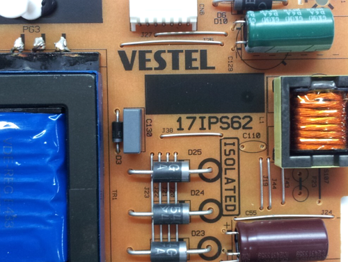 POWER SUPPLY 17IPS62 23818870 PARA JVC LT-43VA3300 - Bild 3 von 3