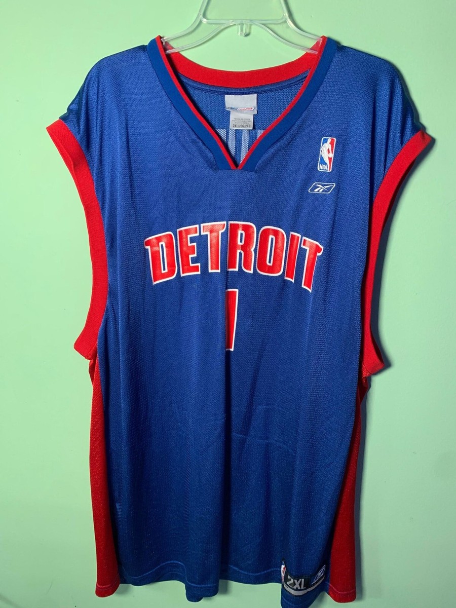 Reebok - NBA デトロイト・ピストンズ ジャージ XL VTG NBA Reebok HWC Detroit Pistons Rip Hamilton Jersey 3