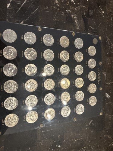 FULL COMPLETE SET - 1948-1963 BEN FRANKLIN SILVER HALF DOLLARS / YEAR + MINT