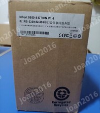 1PC New MOXA NPort 5650-8-DT/CN V1.4 8-port Serial Server RS232/422/485