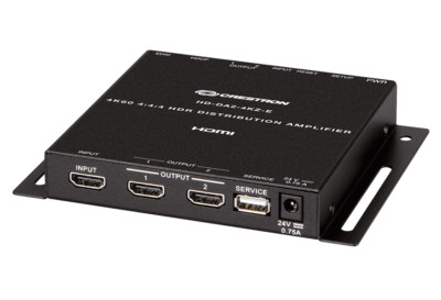 Crestron HD-DA2-4KZ-E 1:2 4K60 HDR HDMI Distribution Amplifier - New, Open Box