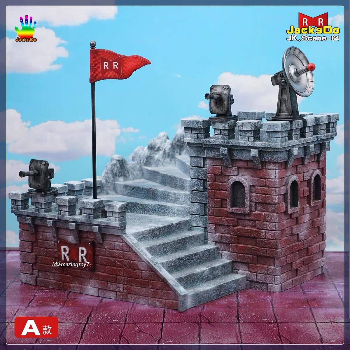JacksDo Dragon Ball Red Ribbon Army Headquarters Resin Model Base