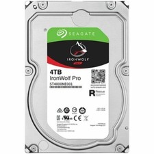 SEAGATE IRONWOLF PRO NAS ST4000NE001 4TB 7200 RPM 128 MB 3.5" SATA HARD DRIVE