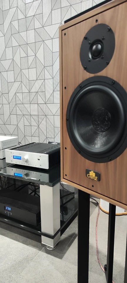 Castle Duke noce diffusori 2 vie bass reflex demo esposizione con stand inclusi - Immagine 4 di 4