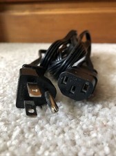 6FT Universal 3 Prong AC Power Cord Cable 18AWG Computer Printer Monitor TV