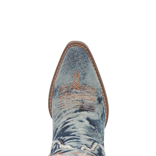 Dingo DI 943 .women 10.M Texas Tornadic Blue Jean Western. new - Picture 2 of 3