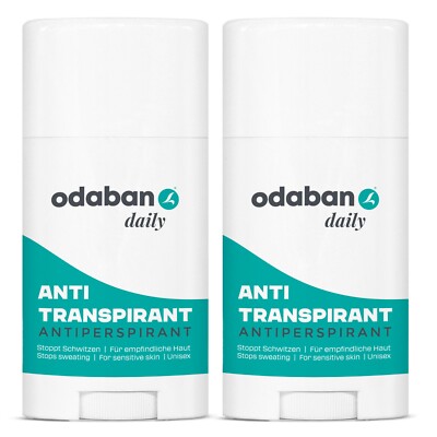 odaban  Antitranspirant Deo Stick 2er Set