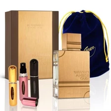 Al Haramain Amber Oud Gold Edition 60 ml, with Pouch, 3 Refillable Atomizers