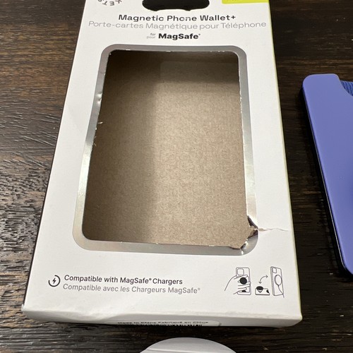 PORTEFEUILLE téléphone magnétique Popsockets + compatible avec Magsafe PERVENCHE PROFONDE PREOWNED - Photo 7 sur 14