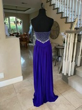 NWT INDIGO LA FEMME PROM/PAGEANT/FORMAL DRESS/GOWN 21483 SIZE 8