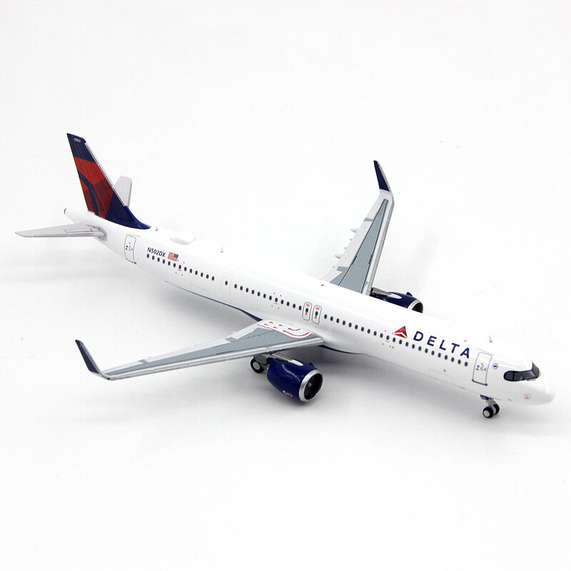 限定版 1/400 A321-272neo PandaModel DELTA AIR LINES For Airbus A321neo N502DX 1/400