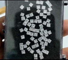 Loose CVD Lab-Grown Diamond 1.50 to 5.0 MM Princess F Color IF Clarity Certified