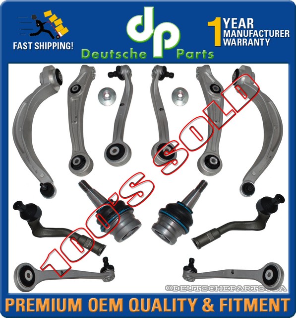 Front UPPER + LOWER Control Arms Ball Joints for Audi A5 Q5 SUSPENSION
