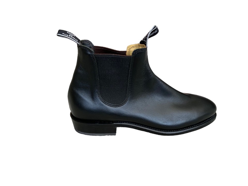 BRAND NEW - R.M. Williams Women’s Adelaide Black / Yearling Boots ...