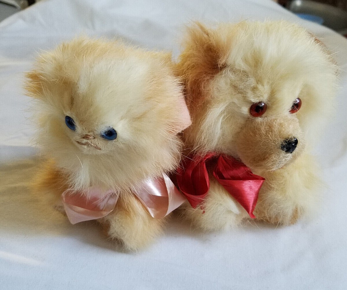 Vtg 1960's RABBIT FUR soo soft. DOG and CAT Jerry Elsner RARE | eBay