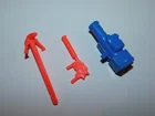 GI JOE SNAKE EYES v4 GUN + HOOK Hasbro 1991 Part OEM Accessories LOT AUTHENTIC