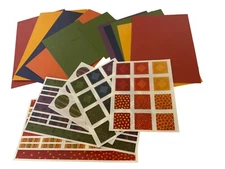 Creative Memories Snap Pack Scrapbooking Kit Jewel Paper Stickers Idea Book Art