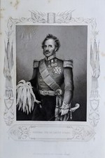 1858 RUSSIA PRINT - GENERAL SIR DE LACEY EVANS