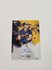 2024 Topps Series 1 JOEY WIEMER Milwaukee Brewers Auto Red /25 Autograph ZC
