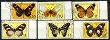 Saint Thomas et îles du Prince 1979 Mi. 561-566 Oblitéré 100% papillons faune