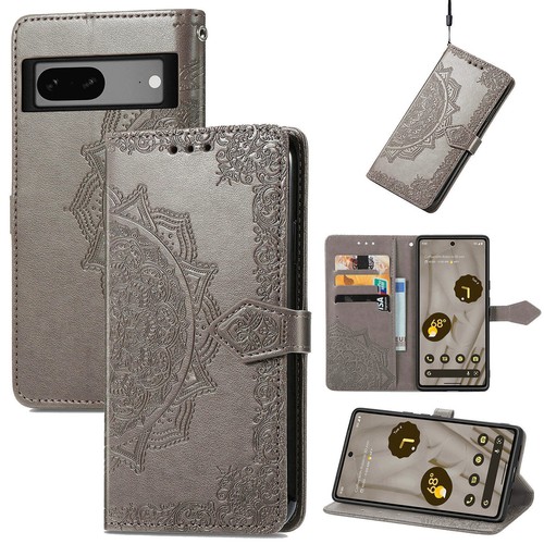 Leather Totem Wallet Phone CaseFor Google Pixel 9 8 7 6 7A Blackview A96 C80 A80 - 第 24/67 張圖片