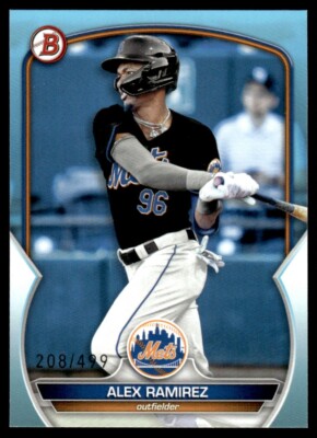 2023 Bowman Draft Sky Blue 208/499 Alex Ramirez #BD-17 TS8