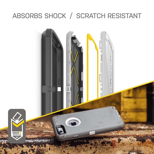 For Apple iPhone SE 5s 5 Case w/ Screen Protector Series Fits Defender Belt Clip - Picture 4 of 14