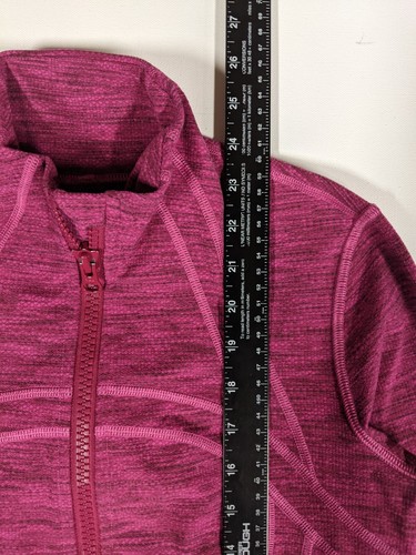 Lululemon Define Jacket Diamond Jacquard Berry Rumble Jew Magenta Women's Size 6 - Picture 9 of 9