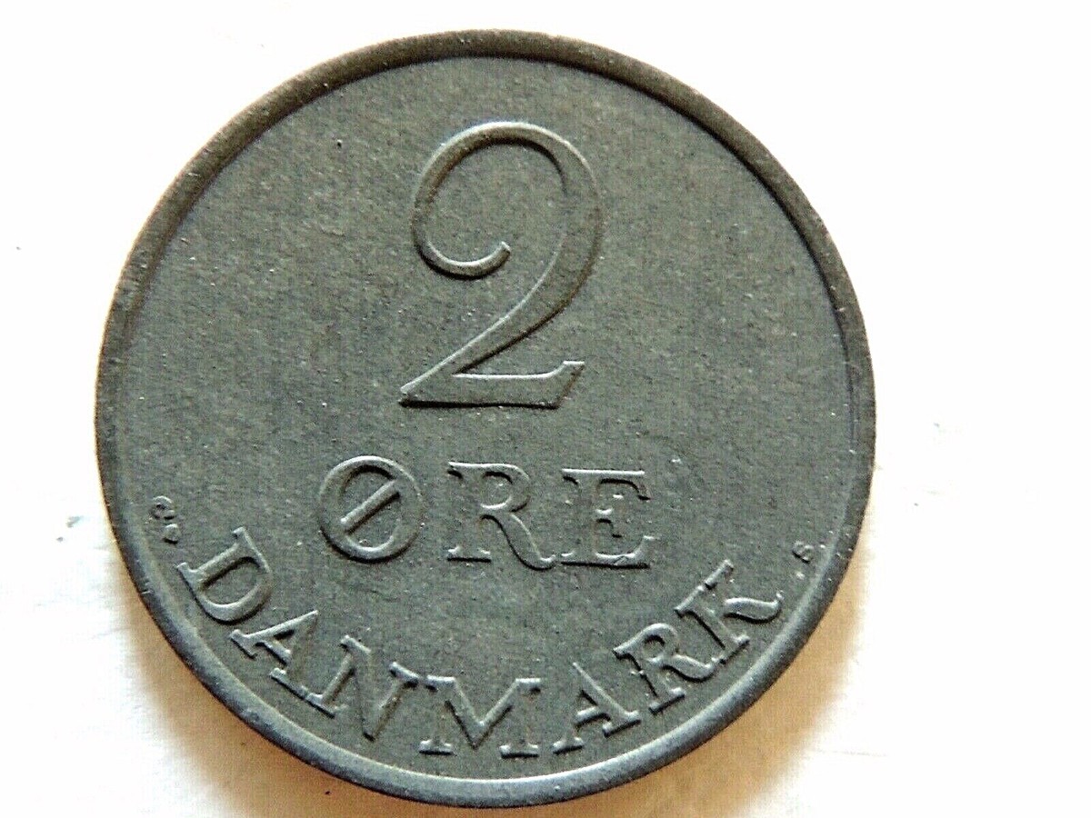1966 Denmark Two (2) Ore 