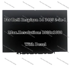 14" LCD Touch Screen Digitizer Assembly For Dell Inspiron 7405 P126G P126G001